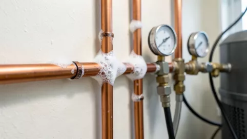 próba ciśnieniowa instalacji wodnej powietrzem