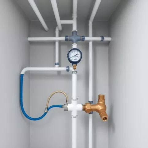 Próba szczelności instalacji wodnej powietrzem