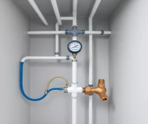 Próba szczelności instalacji wodnej powietrzem