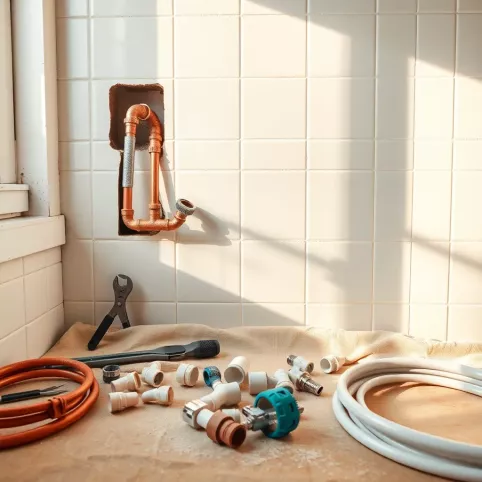 Przeniesienie instalacji wodnej w kuchni